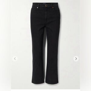 KHAITE Black Denim Abigail Jean